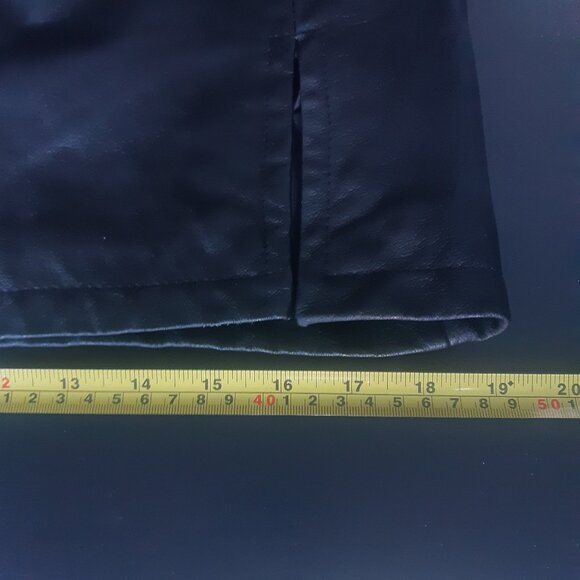 Sequence SZ 10 Black Leather Women's Fully Lined Skirt - Picture 8 of 11